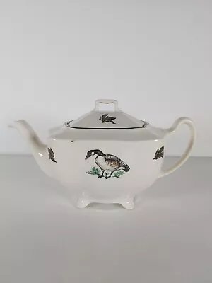 Buy Johnson Brothers Pottery Brookshire Teapot Goose & Duck  • 24£