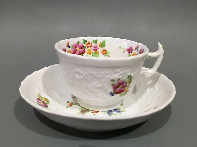 Buy Antique  Staffordshire Bone China Tea Cup & Saucer - Hand Decorated • 9.95£