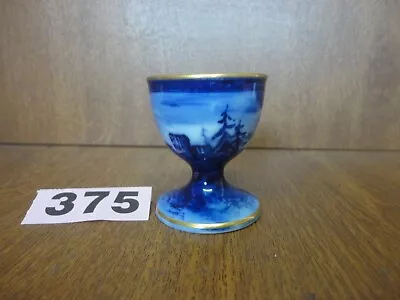 Buy Rare Antique Copeland Flow Blue Egg Cup - Scenic Views • 19.95£