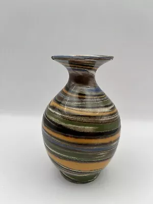 Buy Vintage Studio Art Swirl Pattern 4 “ Vase • 24.57£