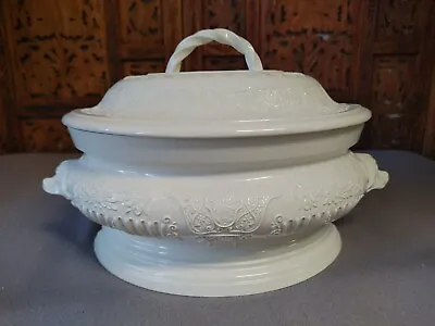 Buy Vintage Mottahedeh Design Creamware Tureen Dish Soup With Lid Italy Neoclassical • 287.71£