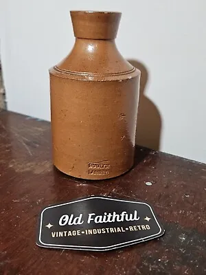 Buy Antique-Stoneware Ink Bottle 'Doulton Lambeth' Salt Glazed 12cm Tall • 4.99£