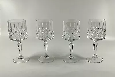 Buy Set Of 4 Cut Lead Crystal Wine Glasses Sh 53 • 15.99£