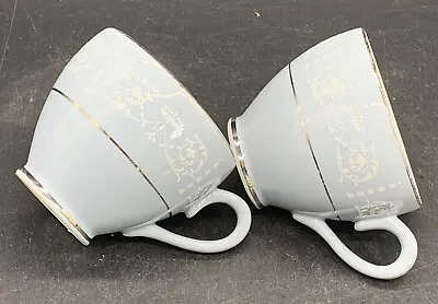 Buy Arklow Pottery Ireland Belverdere China Tea Cups X 2 • 8.95£