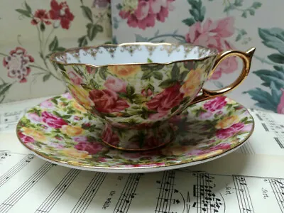 Buy Vintage Lord Nelson Ware China Chintz Duo -avon Shape Cup & Matching Saucer • 18£