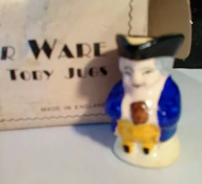 Buy I Miniature Souvenir Manor Ware Toby Jug 4.5 Cm High • 9.20£