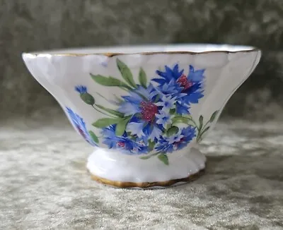 Buy Vintage HAMMERSLEY Cornflower Blue  Sugar Bowl Bone China Made In England • 3.99£