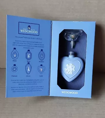 Buy Wedgwood Blue & Silver Jasperware Cupid Perfume Bottle Boxed • 60£