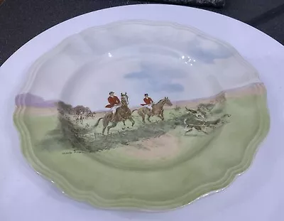 Buy Royal Doulton D6326 Series Ware Simpson Hunting Scene In The Vale Plate • 25£