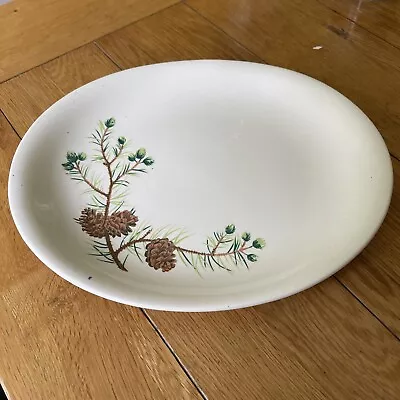 Buy Vintage Bristol Founded 1652 England Serving Platter 1950’s Collectable Fir Cone • 8£