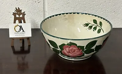 Buy Bristol Ware Style Pottery Bowl With The ‘Weymss’ Style Cabbage Rose Pattern • 175£