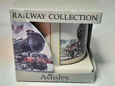 Buy Aynsley FLYING SCOTSMAN Bone China Mug Railway Collection Original Box • 19.95£