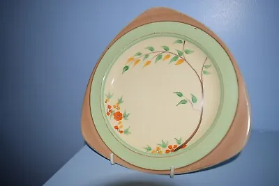 Buy A Rare Clarice Cliff 8 3/4  Treiste Shape Plate  Summers End  1936 • 45£