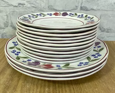 Buy Adams Ironstone Vintage  Old Colonial  Set Of Plates In Two Sizes (PG114G) • 9.50£