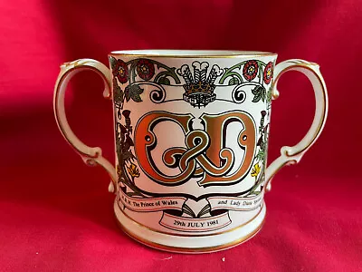 Buy Victoria China  Two Handled Loving Cup - Royal Wedding Charles & Diana 1981 RARE • 9.99£