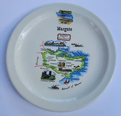 Buy Vintage Collector Plate Margate Kent The Garden Of England 9  Across Top  • 9.46£