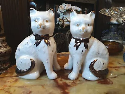 Buy Vintage William Kent Staffordshire Ware Porcelain Kitty Cat Figurine England • 29.99£