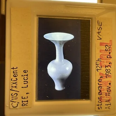 Buy Lucie Rie “Stoneware Vase” British Pottery Ceramics 35mm Slide • 10.61£