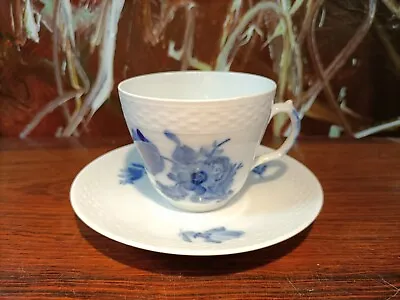 Buy Royal Copenhagen - Blue Flower - Classy Moccha Cup With Saucer - 10/8046 • 27.67£