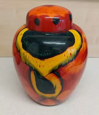 Buy Poole Pottery Large Hand Painted Ginger Jar 31 Cm High. • 120£
