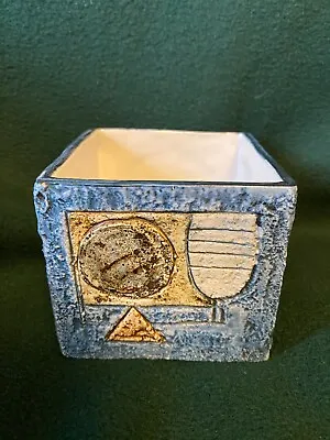 Buy Troika Small Textured Cube Vase By Tina Doubleday Late 1970s • 199£