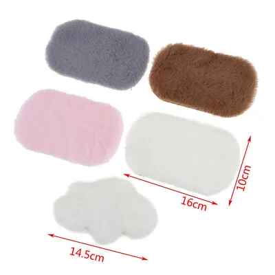 Buy 1:12th Scale Dolls House Miniature Plush Rugs Carpets Home Bedroom Floor Decor • 3.47£