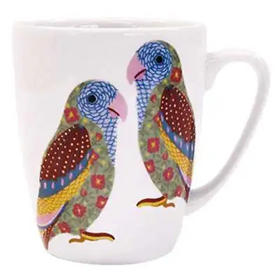 Buy Queens Paradise Birds Love Birds Oak Mug • 13.49£