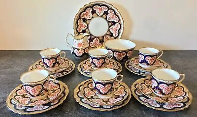 Buy 21 Piece Pre SHELLEY WILEMAN China FOLEY TEASET For 6 In IMARI 7019 Pattern • 500£
