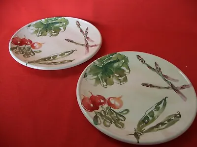 Buy 2 X Poole Pottery ~~ Farmer's Market ~~ 9  Small Dinner / Luncheon Plate • 14£