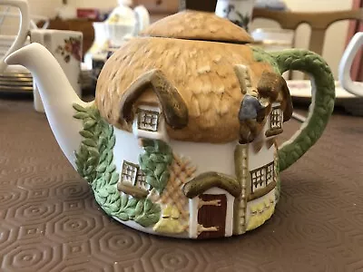 Buy Christopher Wren Cottage Teapot Fine China - Perfect Condition Collectible • 10£