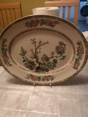 Buy Myott Staffordshire INDIAN TREE  Oval 12  Platter Plate Vintage England . E.Cond • 18£