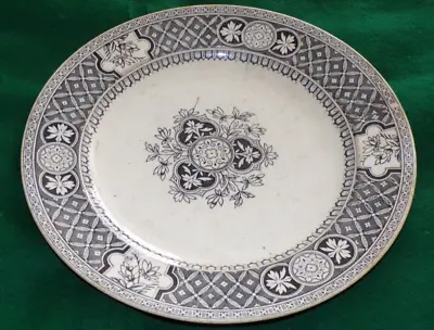 Buy Rare Irish Belleek Pottery Ulster Pattern Earthenware Plate  Black Mark 1863-91 • 110£