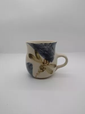 Buy Studio Pottery Ceramic Dragonfly Mug, Signed , Perfect Condition  • 12.50£