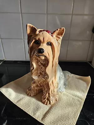 Buy Beswick Large Fireside Yorkshire Terrier Dog Figurine Model No 2337 • 45£