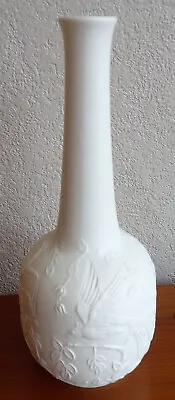 Buy Kaiser Germany - White Bisque Porcelain - Gourd Vase - Exotic Birds  - 294/0 • 10£