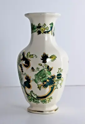 Buy Masons Ironstone Small Indian Vase    Chartreuse   Design • 18£