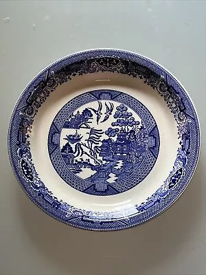 Buy Rare Vtg Royal China Willow Ware Pie Dish Pie Plate Blue & White 9.75” W X 1.5”H • 28.41£