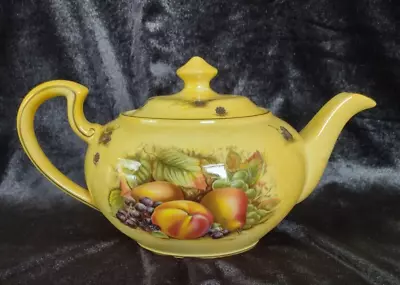 Buy Vintage Aynsley Orchard Gold 40 Ounce Large Brand New Teapot • 349.95£