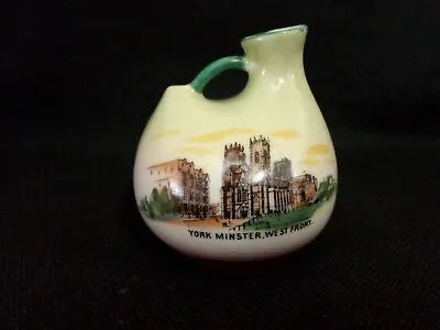 Buy Crested China - YORK MINSTER, WEST FRONT Transfer On Chester Vase - Unmarked. • 5.50£