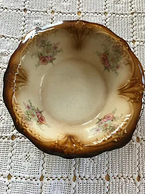 Buy Vintage China Ironstone Staffordshire Large Bedroom Wash Bowl. Floral. Beautiful • 25£