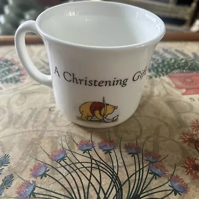 Buy Mint Cond Disney Royal Doulton Winnie The Pooh Christening Mug Cup • 7.99£