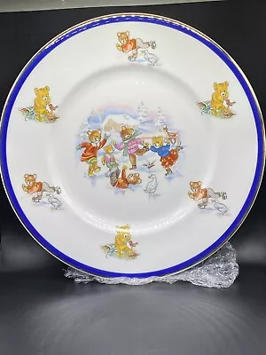 Buy Gold Rimmed Childrens Dinner Plates Bone China X 2 • 30£