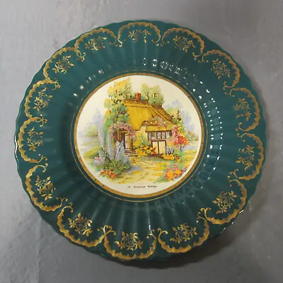 Buy Vintage Royal Victoria Pottery Wade England  Somerset Cottage  Decorative Plate • 14.20£