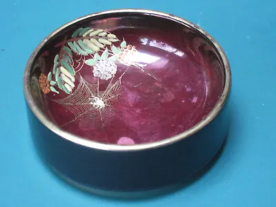 Buy Carlton Ware - Rouge Royale - Small Dish - Red - Dragonfly/Spider/Cobweb • 7£