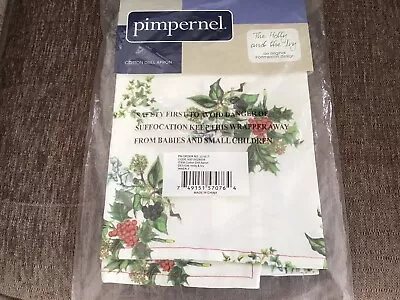 Buy NEW PORTMEIRION Pimpernel The Holly And The Ivy Cotton DRILL  APRON. • 20£
