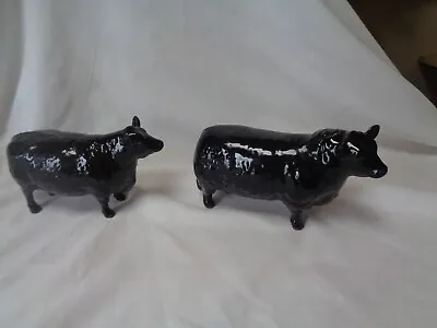 Buy Beswick Aberdeen Angus Bull & Cow Gold Backstamp Good Condition • 135£