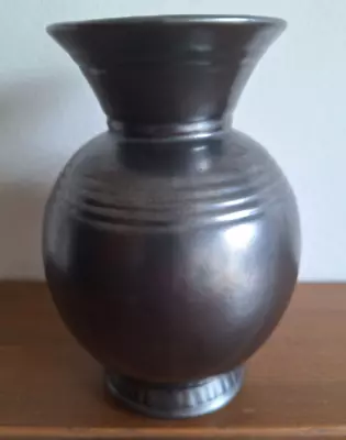 Buy Stunning Vintage Prinknash Pewter Effect Ceramic Vase • 25£