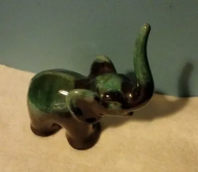 Buy Cute Canadian Blue Mountain Pottery Ceramic Elephant 12 Cm • 15£