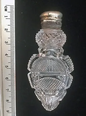 Buy *RARE Antique C1840 IRISH Glass Perfume Scent Bottle  Cut Glass • 84£