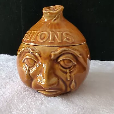 Buy Vintage Carlton Ware Crying Onions Pot With Lid VGC • 12.50£